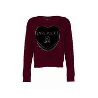 Love Kills Sweater - Size: XL