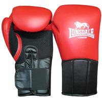 Lonsdale Performer Training Gloves - Red/Black, 12oz
