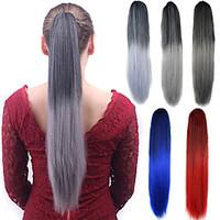 Long Straight Ponytail Women Synthetic Cheap Cosplay Party Hair Extension