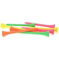 longridge neon wooden long tee pack 69mm 40 pcs mixed