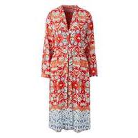 loverbird print maxi kaftan