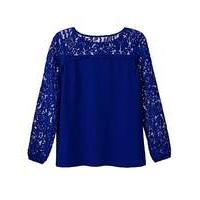 Long Sleeve Lace Blouse