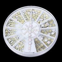 Lovely Mental 6CM White 2/3/4MM Nail Jewelry