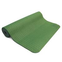 lotus design tpe yoga mat green