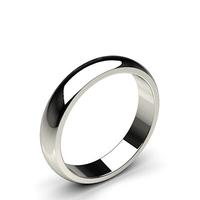 Low Dome Standard Fit Classic Plain Wedding Band