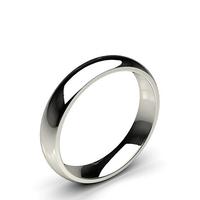 Low Dome Comfort Fit Classic Plain Wedding Band