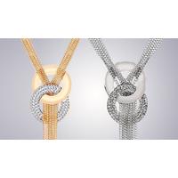 Long Double Ring Tassel Necklace - 2 Colours