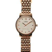 lorus lx9 rose gold watch ladies