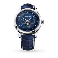 louis erard heritage quartz moonphase mens watch