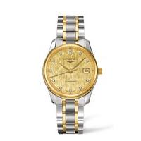 longines master mens automatic gold stainless steel bracelet watch