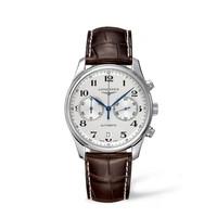 longines master collection mens automatic chronograph strap watch