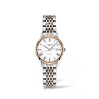 longines elegant automatic ladies 18ct rose gold bracelet watch