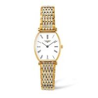 Longines La Grande Classique ladies tonneau dial 2 tone bracelet watch