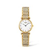 Longines La Grande Classique ladies diamond-set 2 tone bracelet watch