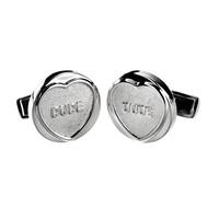 Love Hearts Cufflinks Dude