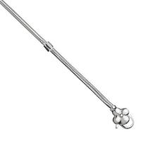 lovelinks sterling silver 20cm flower clasp bracelet