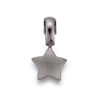 Lovelinks Sterling Silver Rhodium Star Clip 2180039