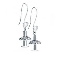 Lovelinks Ladies Silver Wire Hang Fancy Earrings 11961521H