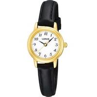 Lorus Ladies Leather Strap Watch RG296HX9