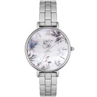 Lola Rose Ladies Snowflake Agate Stainless Steel Bracelet Watch LR4003