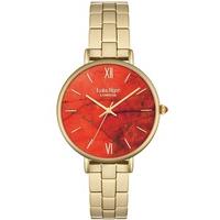 lola rose ladies fire orange magnesite stainless steel bracelet watch  ...