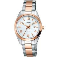 lorus ladies two tone watch rj298ax9