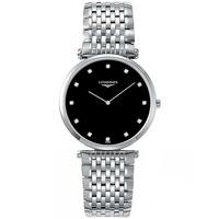 longines mens la grande classique diamond bracelet watch l47554586