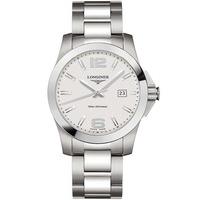 longines ladies conquest bracelet watch l32774166