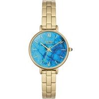 lola rose ladies blue magnesite stainless steel bracelet watch lr4010