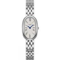 longines ladies oval symphonette bracelet watch l23054716