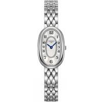 Longines Ladies Oval Symphonette Mother Of Pearl Bracelet Watch L23054836