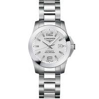 longines ladies conquest bracelet watch l32764766