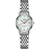 Longines Ladies Diamond Dial Elegant Mother Of Pearl Bracelet Watch L43094876