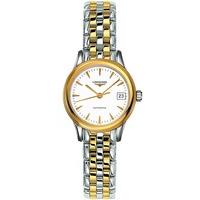 Longines Ladies Two Tone Flagship Bracelet Watch L42743227