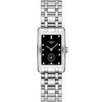 longines ladies rectangular diamond dial dolcevita bracelet watch l551 ...
