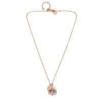 Lola Rose Ladies Bassa Rose Gold Plated Agate Charm Necklace 1M0190 219000