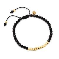 lola rose ladies marylebone black agate bracelet mlb365 002000