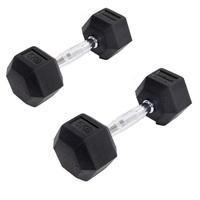 Lonsdale 5kg Hex Weights x2