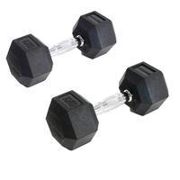 Lonsdale 10kg Hex Weights x2