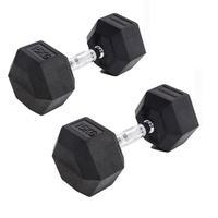 Lonsdale 15kg Hex Weights x2
