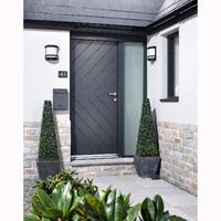 LPD Enduradoor Chevron Pre-finished Right Hand Exterior Door in Black 1981x838x38mm