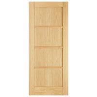 LPD Oslo Oak 4 Panel Internal Door 78in x 24in x 35mm (1981 x 610mm)