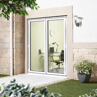 lpd aluvu white aluminium left folding external door 3595x2095mm 30