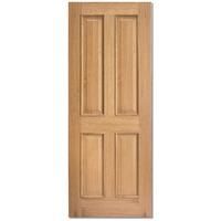 LPD Regency Oak 4 Panel Raised Moulding Internal Door 80in x 32in x 35mm (2032 x 813mm)