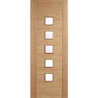 LPD Carini Oak Prefinished Glazed Internal Door 2040 x 826 x 40mm (80.3 x 32.5in)