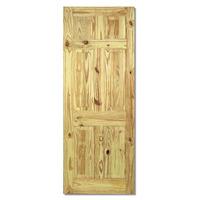 lpd knotty pine 6 panel internal door 78in x 27in x 35mm 1981 x 686mm