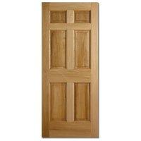 lpd colonial 6 panel hardwood dowelled exterior door 82in x 34in x 44m ...