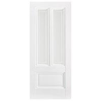 LPD Peony White Composite Silkscreen Glass Internal Door 78in x 30in x 35mm (1981 x 762mm)