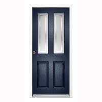 LPD Enduradoor Malton Pre-finished Right Hand Exterior Door in White 1981x838x38mm