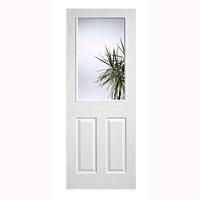 LPD White Moulded 1 Light Clear Glazed Internal Door 2040x726x40mm